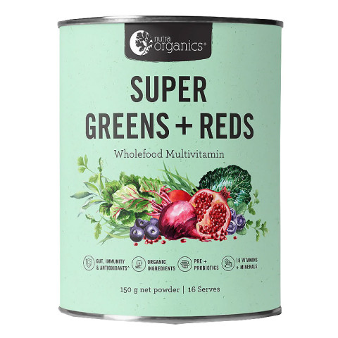 Nutra Organics Super Greens and Reds