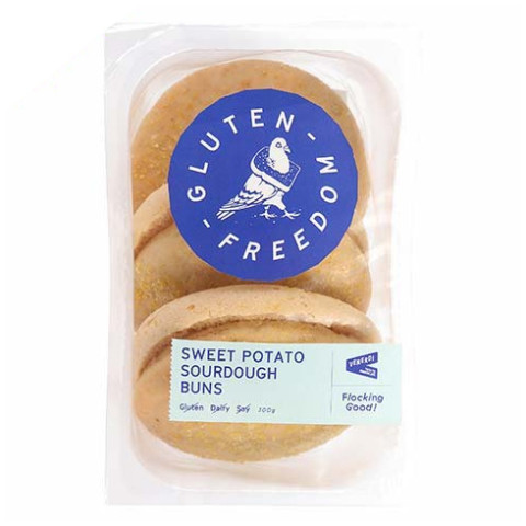 Gluten Freedom Sweet Potato Sourdough Buns - Frozen