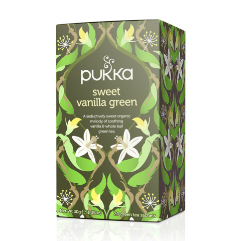 Pukka Sweet Vanilla Green Tea Bags