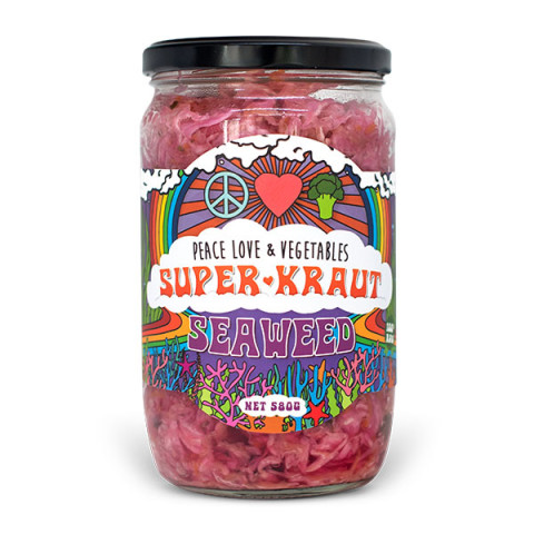 Peace Love and Vegetables Tasmanian Seaweed SuperKraut