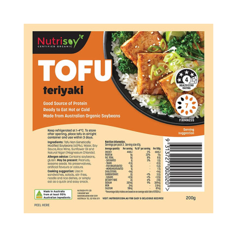 Nutrisoy Teriyaki Tofu