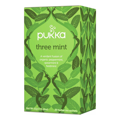 Pukka Three Mint Tea Bags