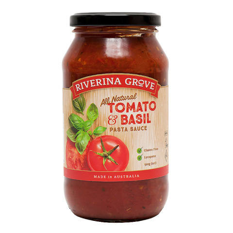 Riverina Grove Tomato Basil Pasta Sauce