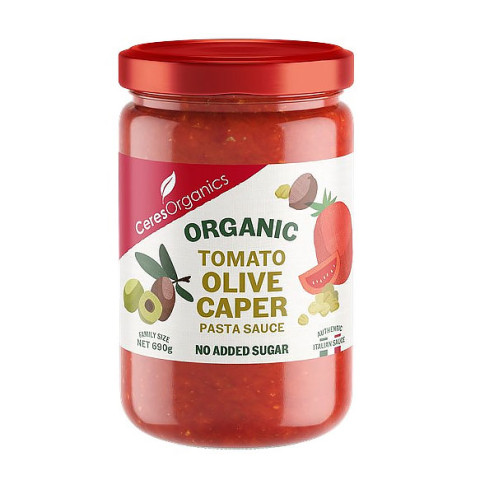 Ceres Organics Tomato, Olive, Caper Pasta Sauce