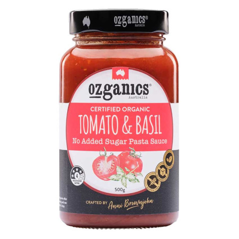 Ozganics Tomato and Basil Pasta Sauce