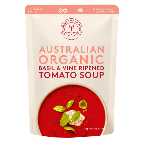 Australian Organic Food Co Tomato and Basil Soup