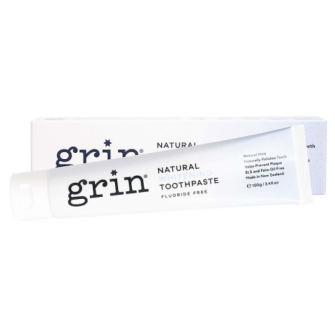 Grin Toothpaste - Whitening Fluoride Free