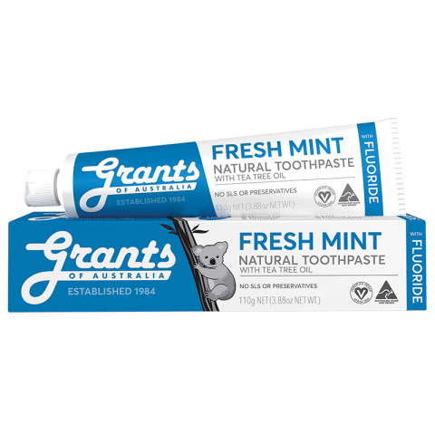 Grants Toothpaste Fresh Mint with Fluoride