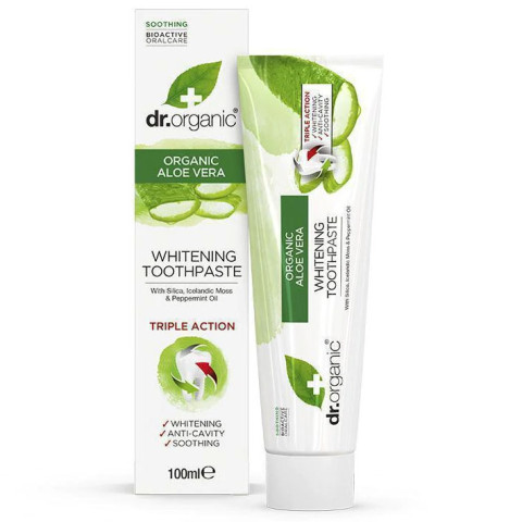 Dr Organic Toothpaste (Whitening) Aloe Vera
