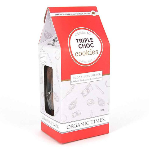 Organic Times Triple Chocolate Cookies