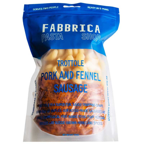 Fabbrica Pasta Trottole, Pork and Fennel Sausage