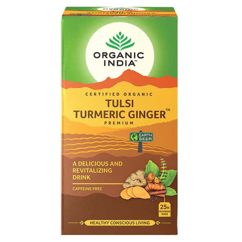 Organic India Tulsi Turmeric Ginger Tea Bags