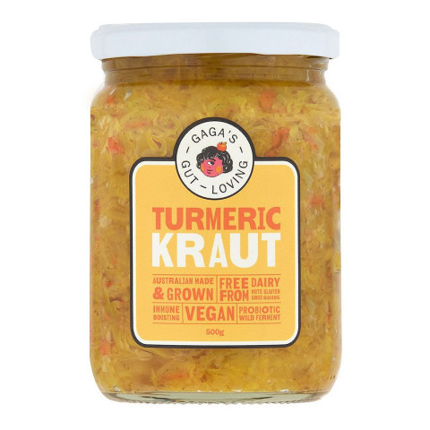 Gaga's Turmeric Kraut