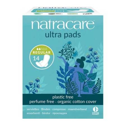 Natracare Ultra Pads Regular - Wings