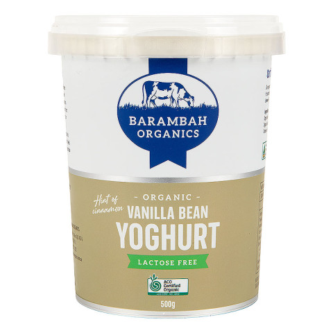 Barambah Organics Vanilla Bean and Cinnamon Yoghurt