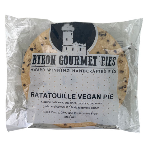 Byron Gourmet Pies Ratatouille Vegan Pie Bulk Buy