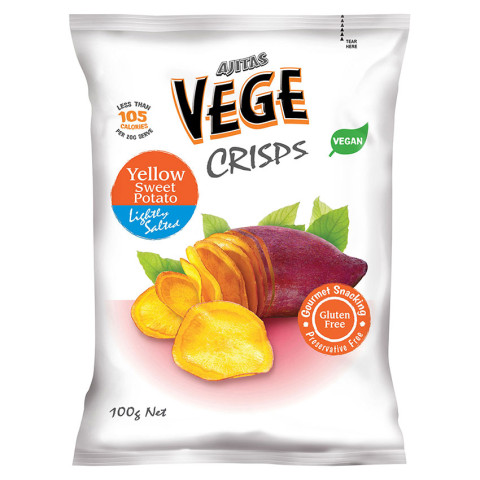 Vege Chips  Vege Deli Crisps Yellow Sweet Potato