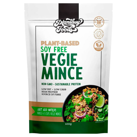 Plantasy Foods Vegie Mince Soy Free