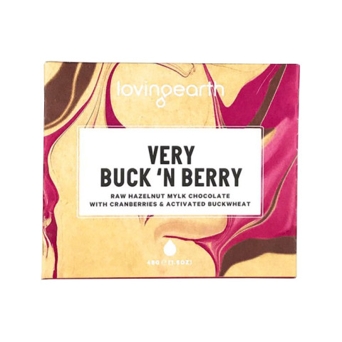 Loving Earth Very Buck 'N Berry Chocolate Bar