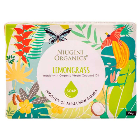 Niugini Organics Virgin Coconut Oil Lemongrass Soap