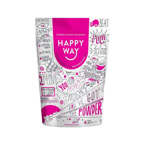 Happy Way Whey Protein Powder Berry