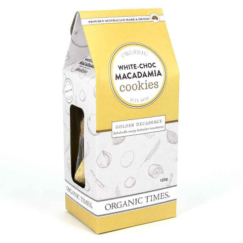 Organic Times White Chocolate Macadamia Cookies