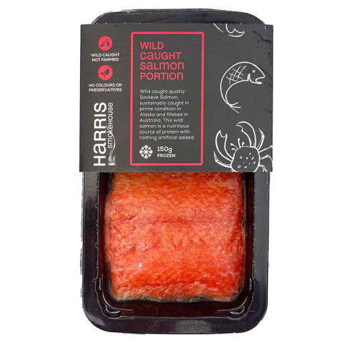 Harris Smokehouse Wild Caught Alaskan Salmon Fillet