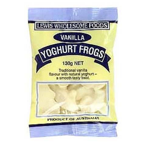 Lewis Confectionery Yoghurt Frogs Vanilla