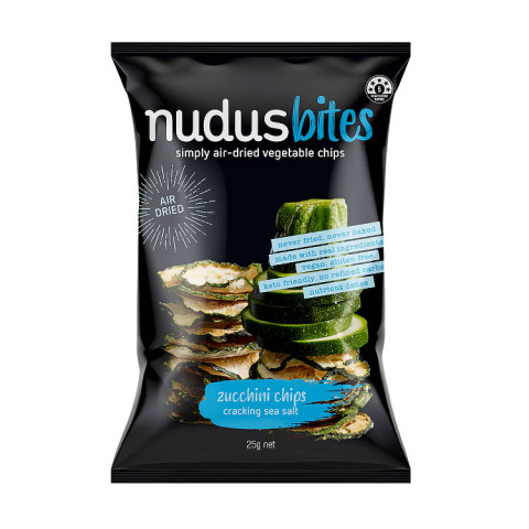 Nudus Zucchini Chips - Crackling Salt