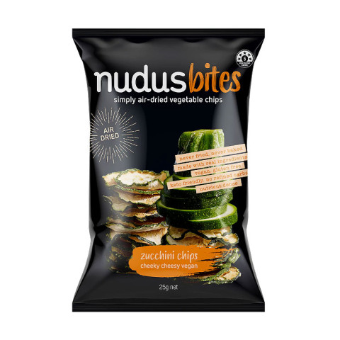 Nudus Zucchini Chips - Vegan Cheese