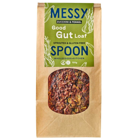 Messy Spoon Zucchini and Fennel Loaf Sliced