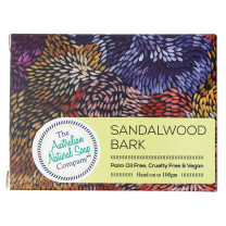 The Australian Natural Soap Co Australian Bush Soap Sandalwood Bark<br>