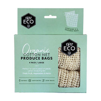 Ever Eco Reusable Produce Bags - Organic Cotton Net<br>