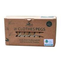 Go Bamboo Bamboo Clothes Pegs