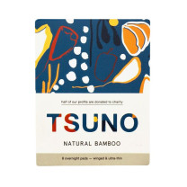 Tsuno Bamboo Pads Overnight Winged and Ultra Thin