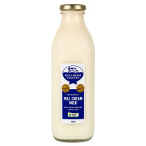 Barambah Organics Milk Full Cream Unhomogenised Glass