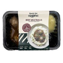 Ready Set Organic Beef Meatballs with Creamy Mashed Potato