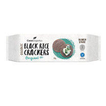 Ceres Organics Black Rice Crackers Original