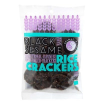 Spiral Foods Rice Crackers Black Sesame