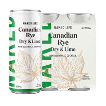 Naked Life Canadian Rye No Alcohol Cocktail