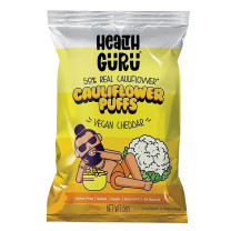 Health Guru Cauliflower Puffs Vegan Cheddar