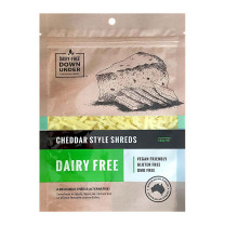 Dairy Free Down Under Cheddar Style Shreds (vegan)