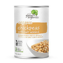 Global Organics Chickpeas With Added Salt (can)