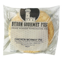 Byron Gourmet Pies Chicken Mornay Pie Bulk Buy