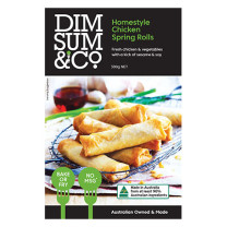 Dim Sum and Co Chicken Spring Rolls