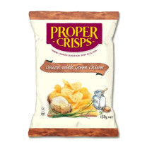 Proper Crisps Chips Onion and Chive
