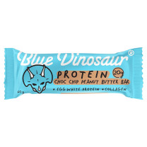 Blue Dinosaur Choc Chip Peanut Butter Protein Bar
