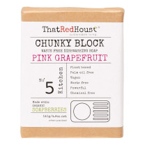 That Red House Chunky Block Dishwashing Soap Pink Grapefruit