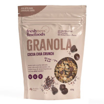 Freshness Fine Foods Cocoa Chia Crunch Granola