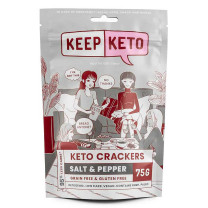 Keep Keto Crackers Salt and Pepper